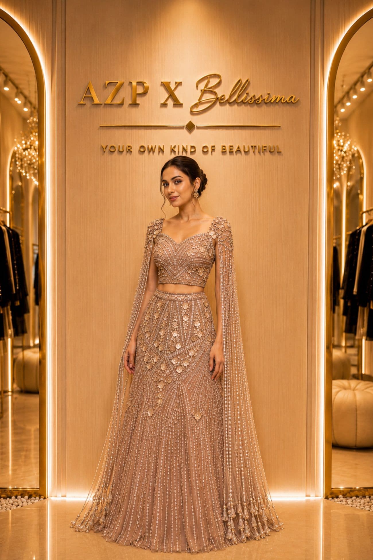 Luminah Tassel Lehenga