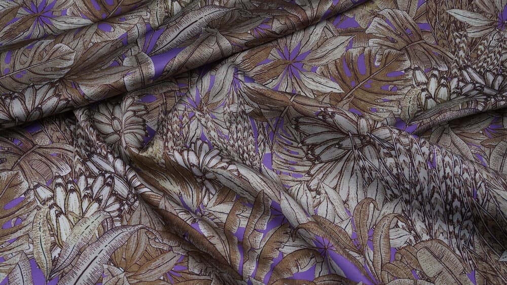 Tropical Leaf Silk