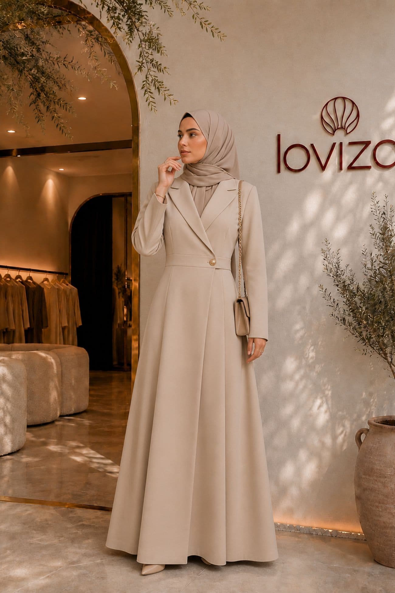 Sahara Tailored Blazer Abaya
