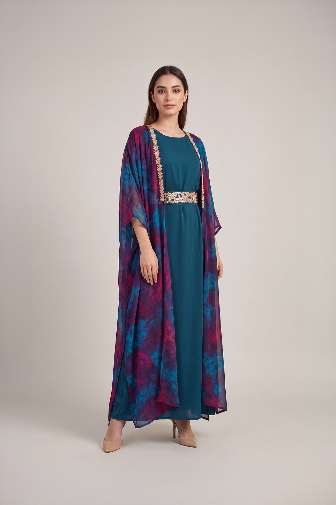 Nujoom kaftan set