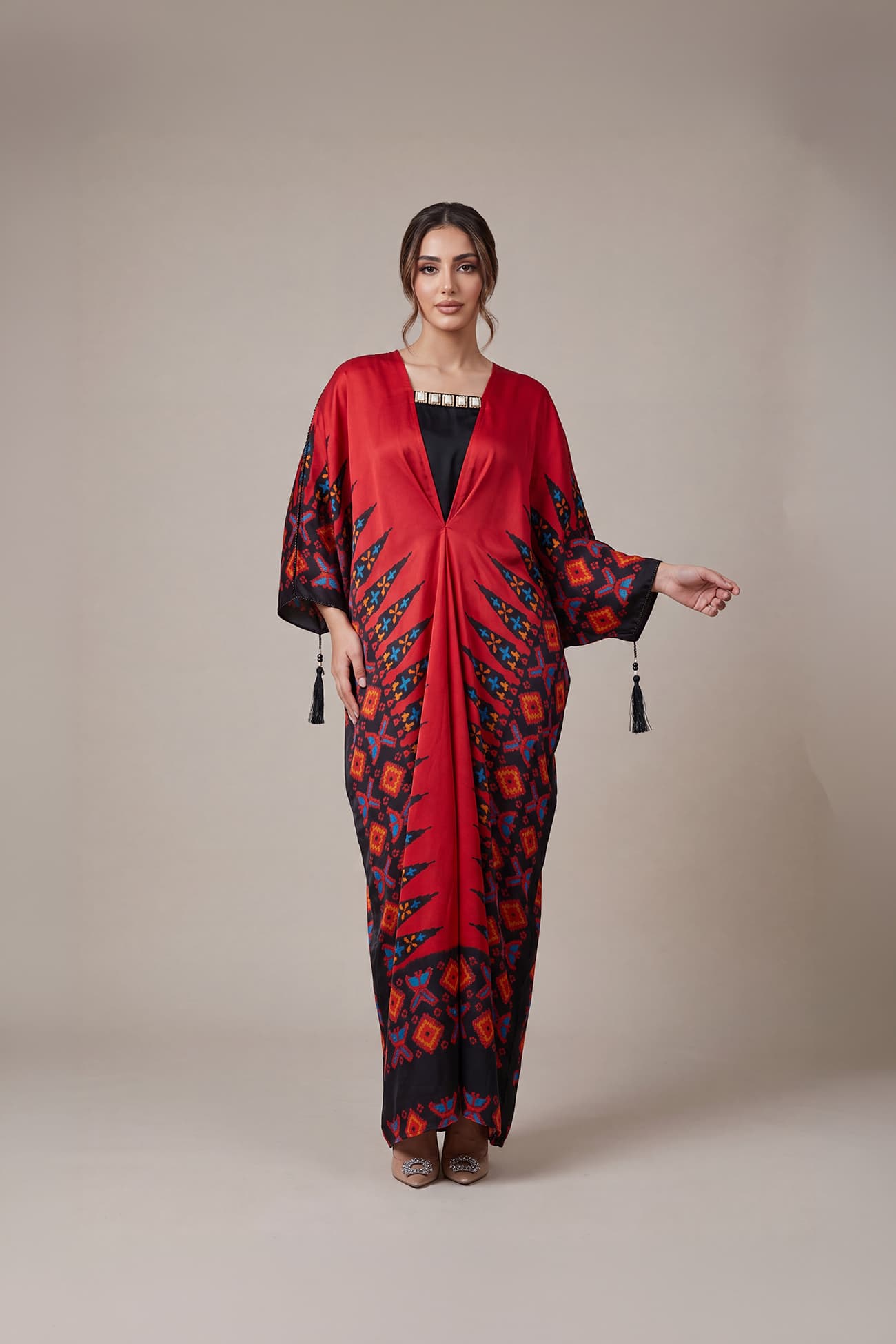ankara red kaftan